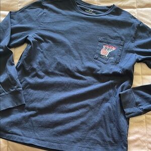 Vineyard Vines Navy Long Sleeve Shirt boys size 16
